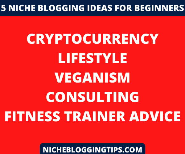 Niche Blogging Ideas For A Beginner Blogger-Top