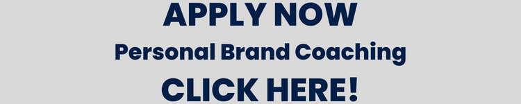 Personal Brand Coaching Brand Blue Text