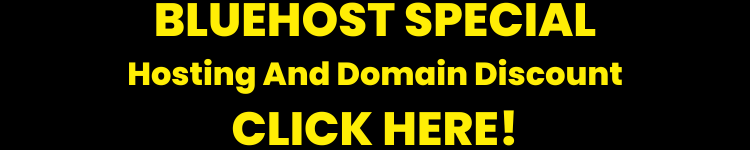 Bluehost Special-Black And Gold